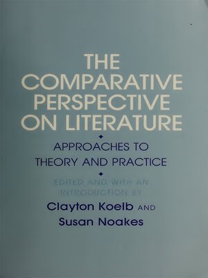 cover image of The Comparative Perspective on Literature